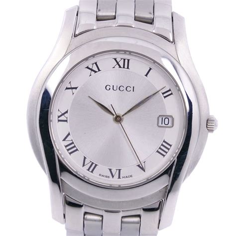 5500m gucci|GUCCI Stainless Steel 35mm 5500M Quartz Watch.